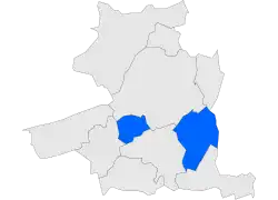 Расположение муниципалитета на карте провинции