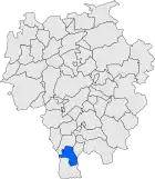 Расположение муниципалитета на карте провинции