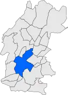 Расположение муниципалитета на карте провинции