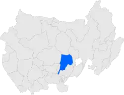 Расположение муниципалитета на карте провинции