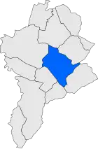 Расположение муниципалитета на карте провинции