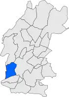 Расположение муниципалитета на карте провинции