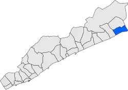 Расположение муниципалитета на карте провинции