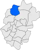 Расположение муниципалитета на карте провинции