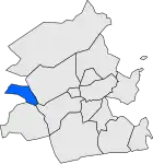 Расположение муниципалитета на карте провинции