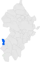 Расположение муниципалитета на карте провинции