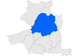 Расположение муниципалитета на карте провинции