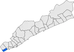 Расположение муниципалитета на карте провинции