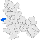Расположение муниципалитета на карте провинции