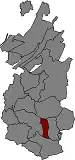 Расположение муниципалитета на карте провинции