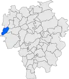 Расположение муниципалитета на карте провинции