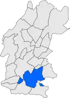 Расположение муниципалитета на карте провинции
