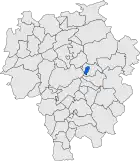 Расположение муниципалитета на карте провинции