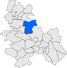 Расположение муниципалитета на карте провинции