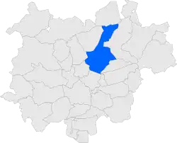 Расположение муниципалитета на карте провинции
