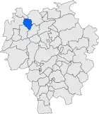 Расположение муниципалитета на карте провинции