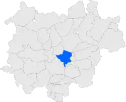 Расположение муниципалитета на карте провинции