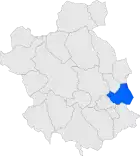 Расположение муниципалитета на карте провинции