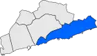 Расположение муниципалитета на карте провинции