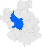 Расположение муниципалитета на карте провинции
