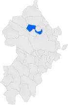 Расположение муниципалитета на карте провинции