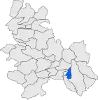 Расположение муниципалитета на карте провинции