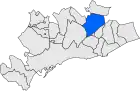 Расположение муниципалитета на карте провинции