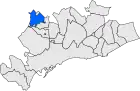Расположение муниципалитета на карте провинции