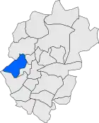 Расположение муниципалитета на карте провинции