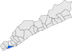 Расположение муниципалитета на карте провинции
