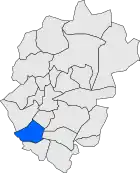 Расположение муниципалитета на карте провинции