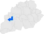 Расположение муниципалитета на карте провинции
