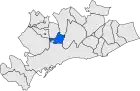 Расположение муниципалитета на карте провинции