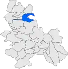 Расположение муниципалитета на карте провинции
