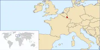 Люксембург на карте мира