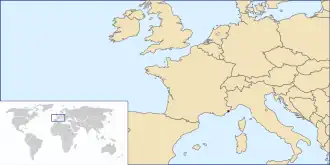 Монако на карте мира