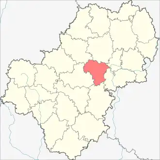 Бабынинский район на карте