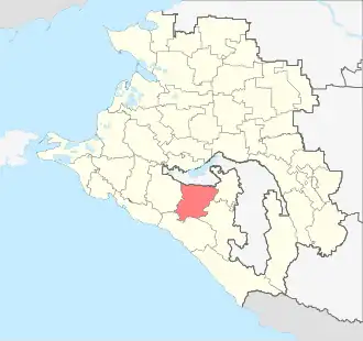 город Горячий Ключ на карте