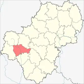 Кировский районгород Киров и Кировский район на карте