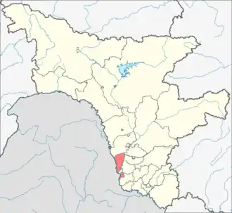 Благовещенский район на карте