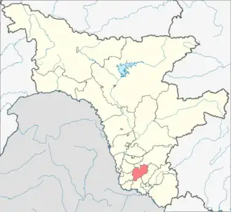 Октябрьский район на карте