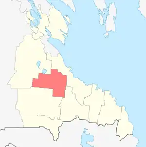 Деревянкское сельское поселение на карте