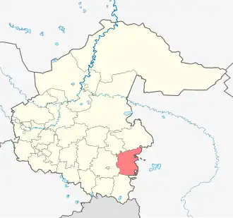 Абатский район на карте