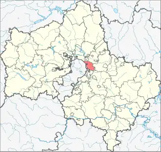 город БалашихаГородской округ Балашиха на карте