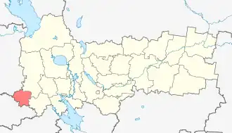 Чагодощенский районЧагодощенский муниципальный округ на карте