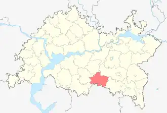 Черемшанский район на карте