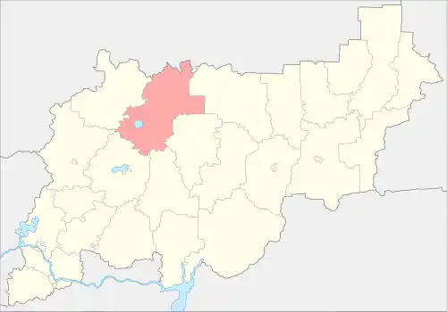 Чухломский район на карте