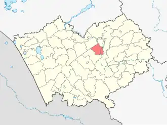 Калманский район на карте