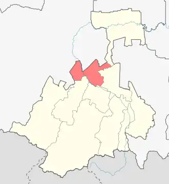 Кировский район на карте