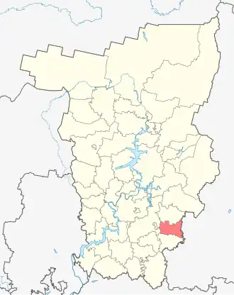 Кишертский районКишертский муниципальный округ на карте